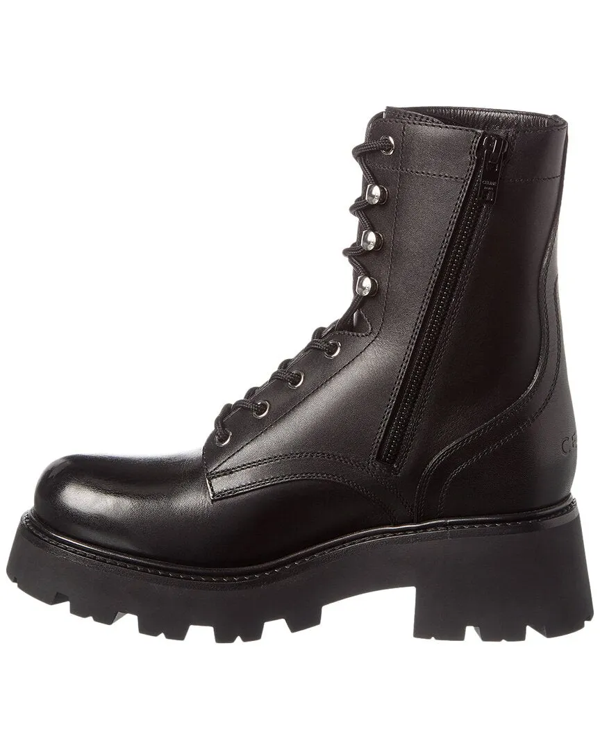 CELINE Triomphe Mid Leather Boot