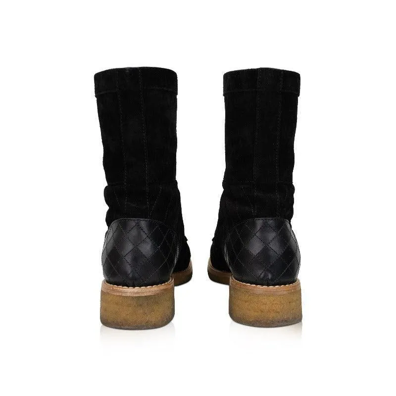 Chanel Combat Boots - 38