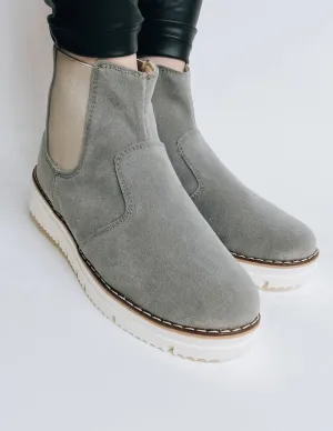 Chelsea Sneaker Bootie In Grey