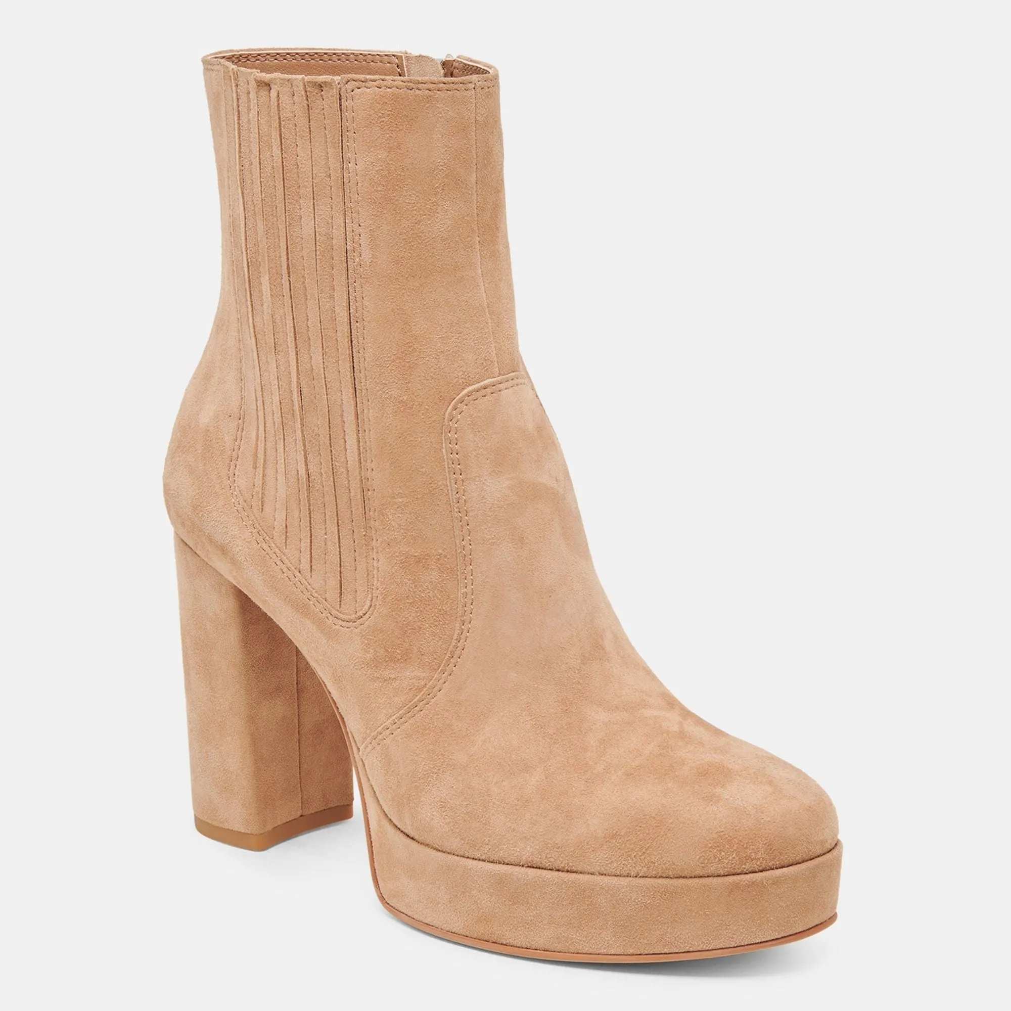 Cinny Boots Camel Suede