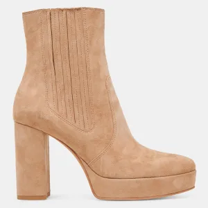 Cinny Boots Camel Suede