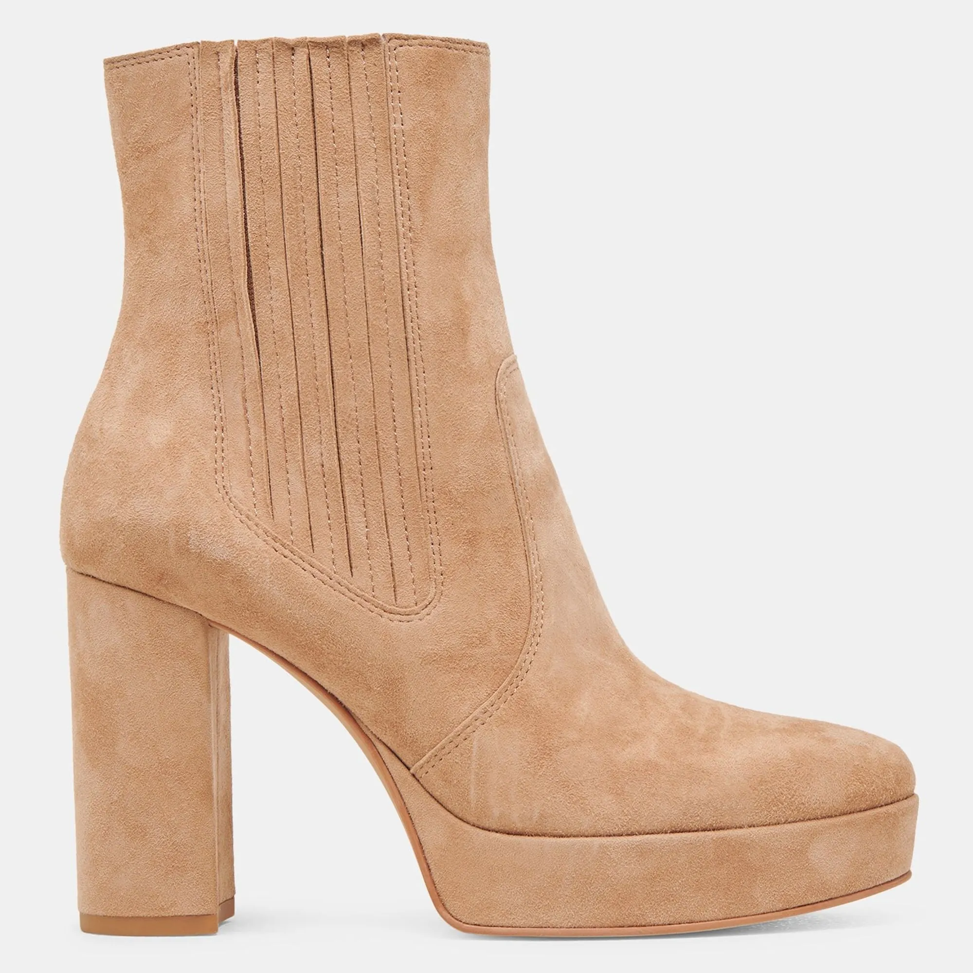 Cinny Boots Camel Suede
