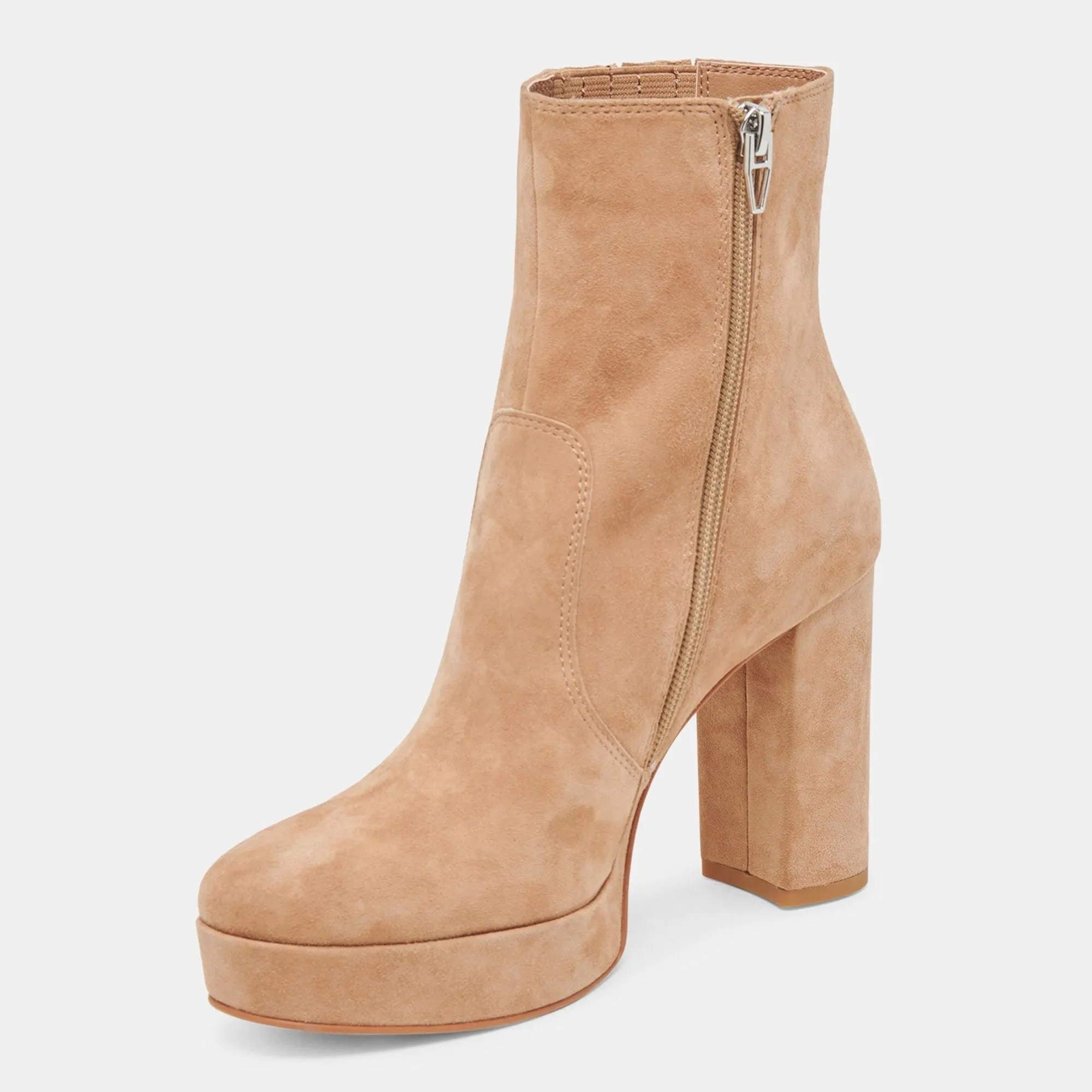 Cinny Boots Camel Suede