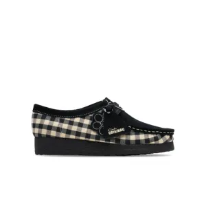 Clarks Women Wallabee Black White Gingham 26180672