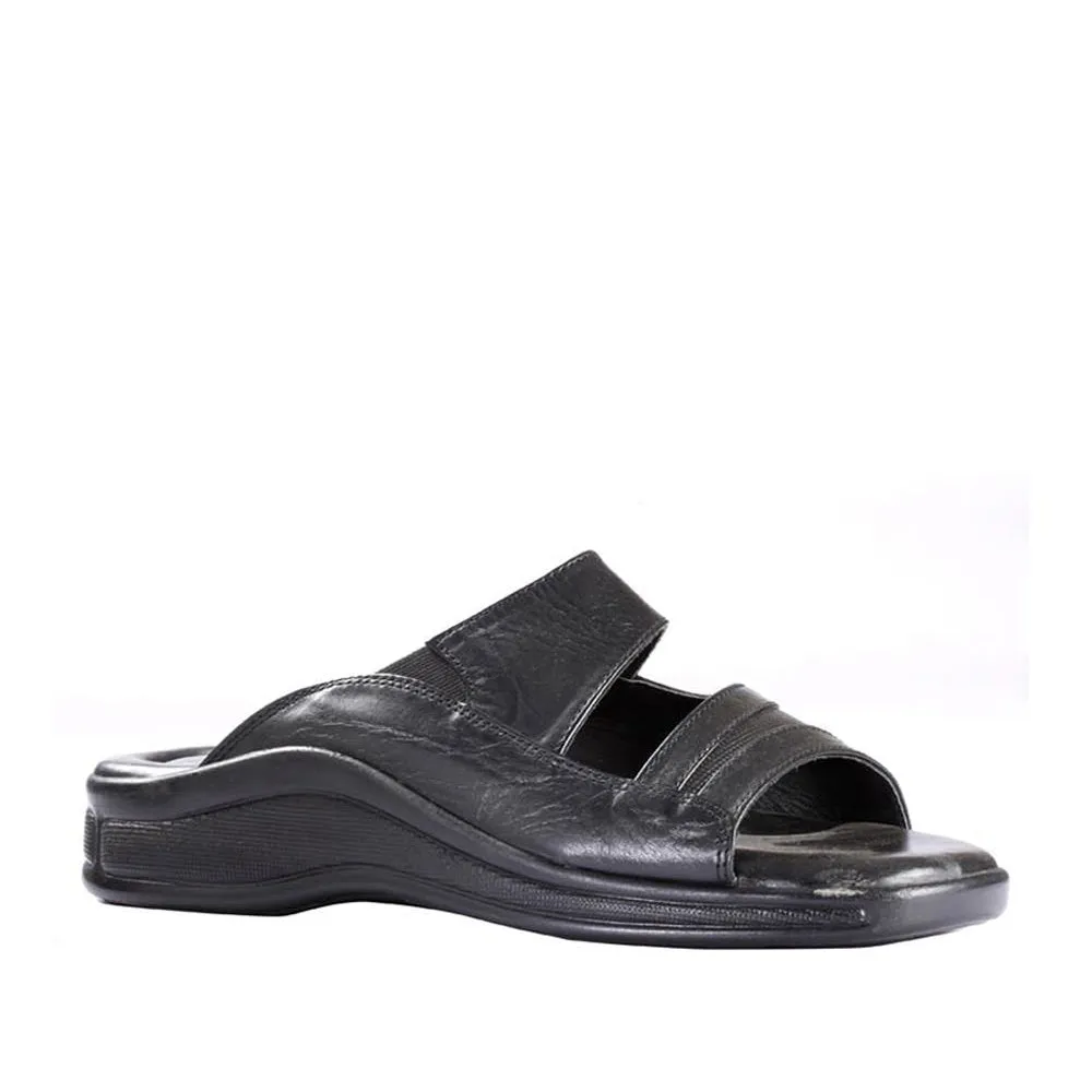 Coolers Casual Black Slippers For Men 2050-06 By Liberty