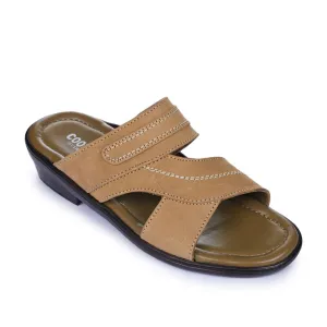 Coolers Casual Brown Slippers For Men 7153-37 By Liberty