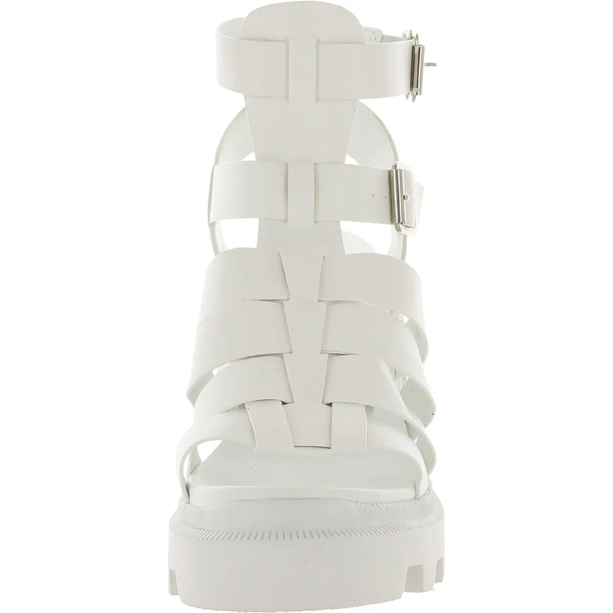 Cosmic Womens Faux Leather Gladiator Platform Sandals