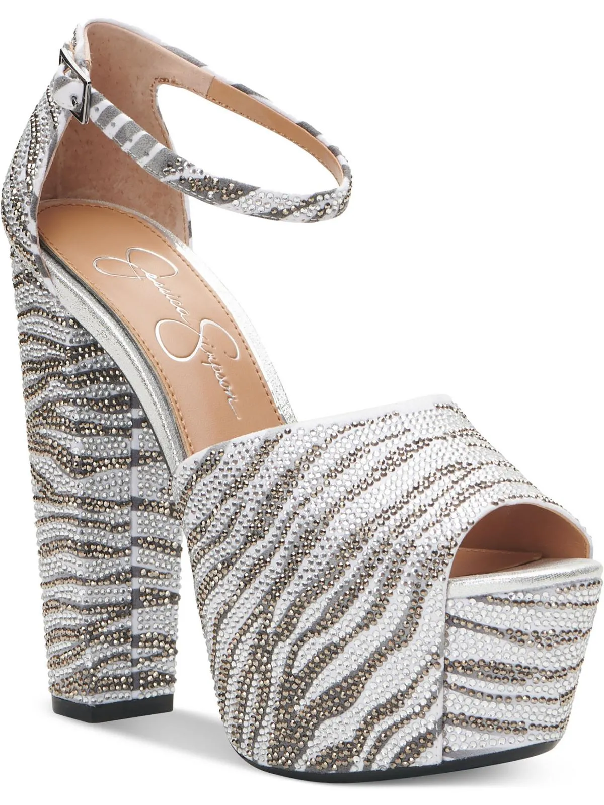 Dameka 2 Womens Microsuede Ankle Strap Platform Sandals