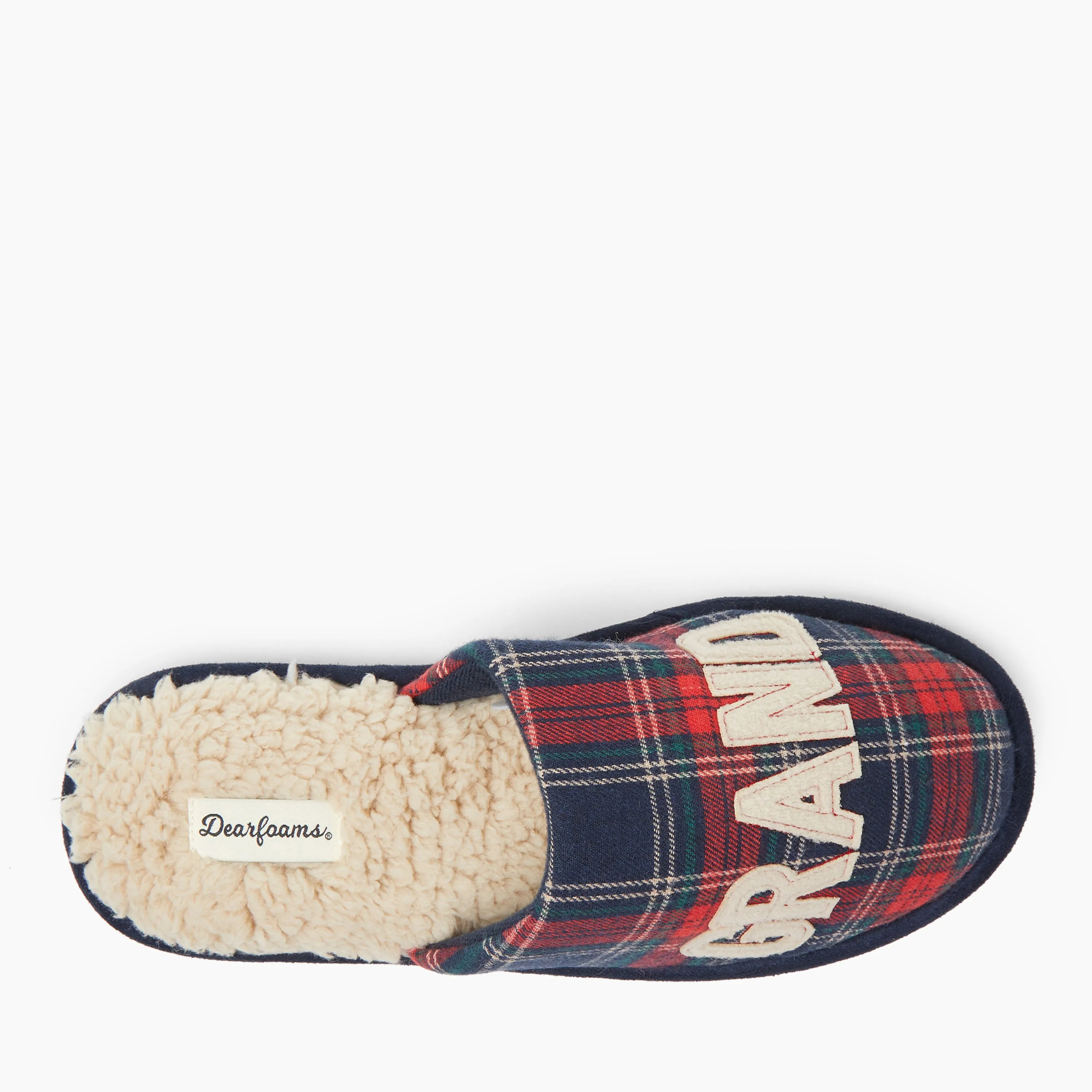 Dearfoams Men's Carson Grand Bear Scuff Slipper