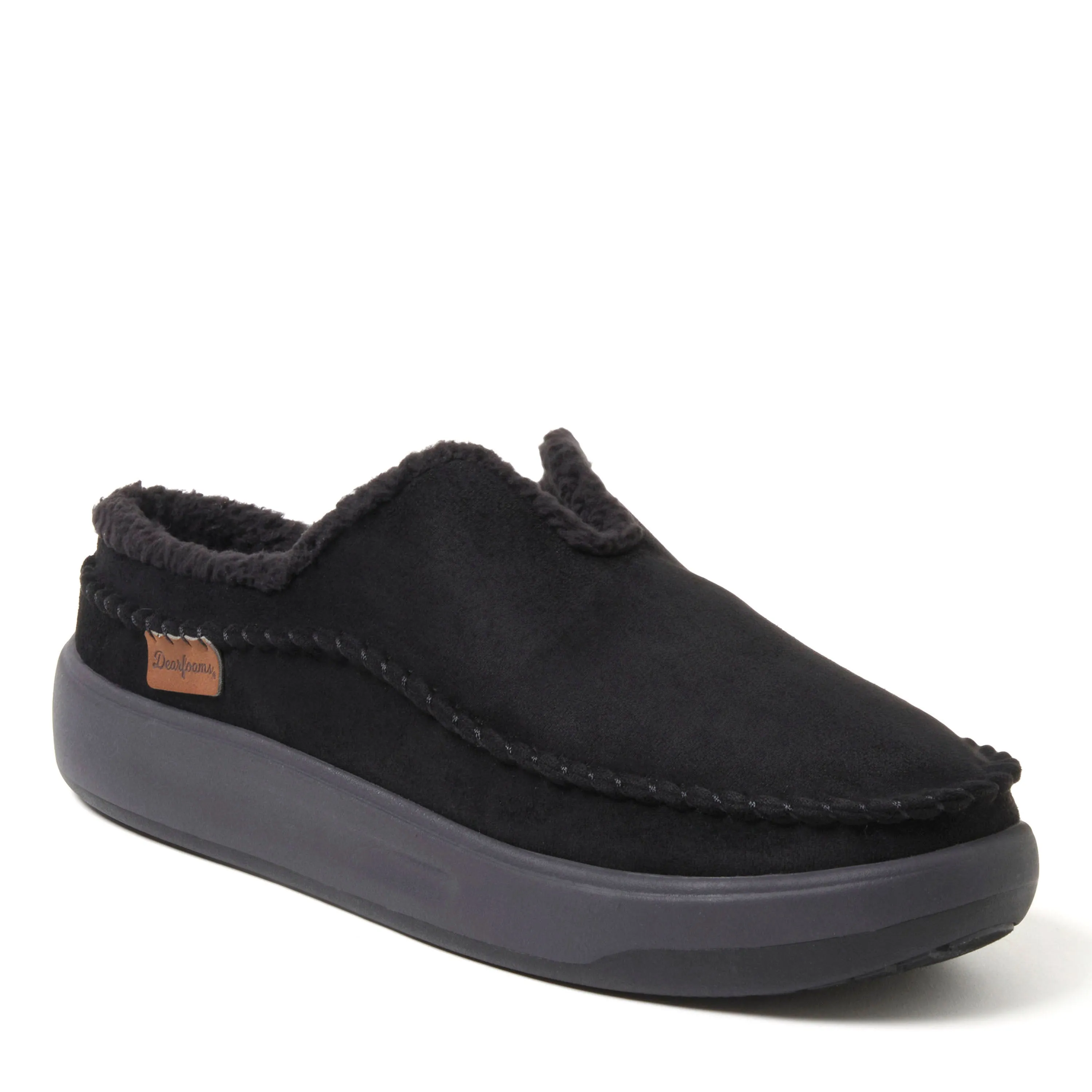 Dearfoams Men's Elm Water-Resistant Energy Return Split Top Clog
