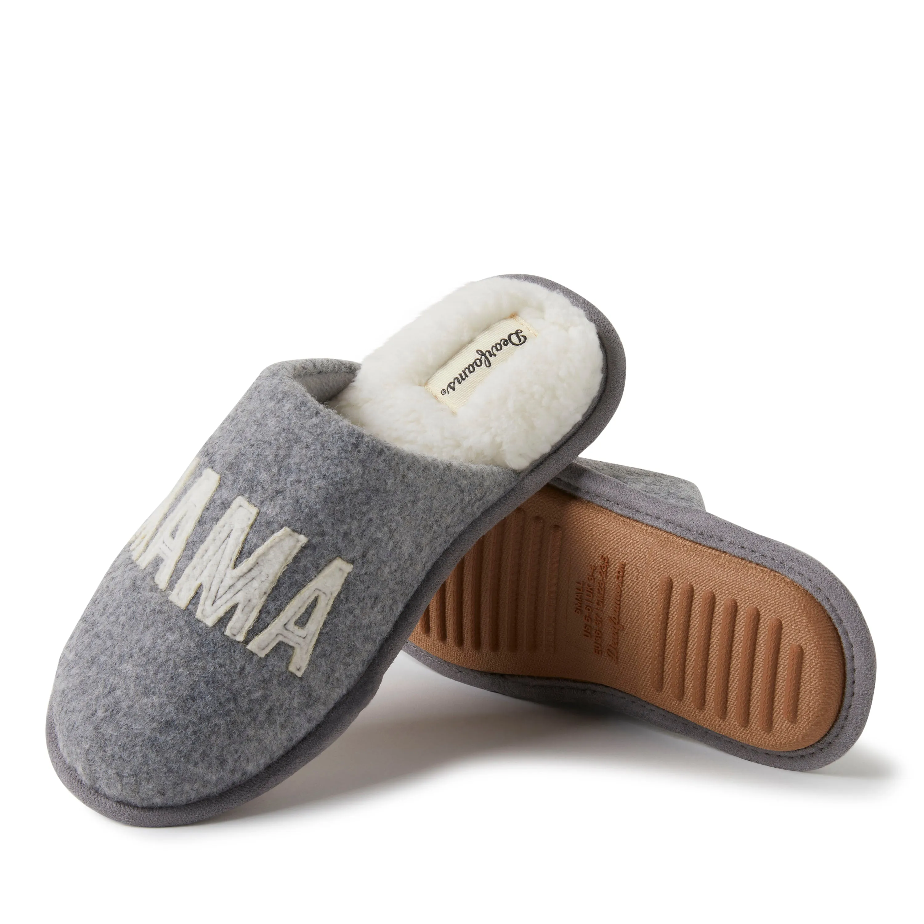 Dearfoams Women's Carley Mama Bear Mom Scuff Slipper