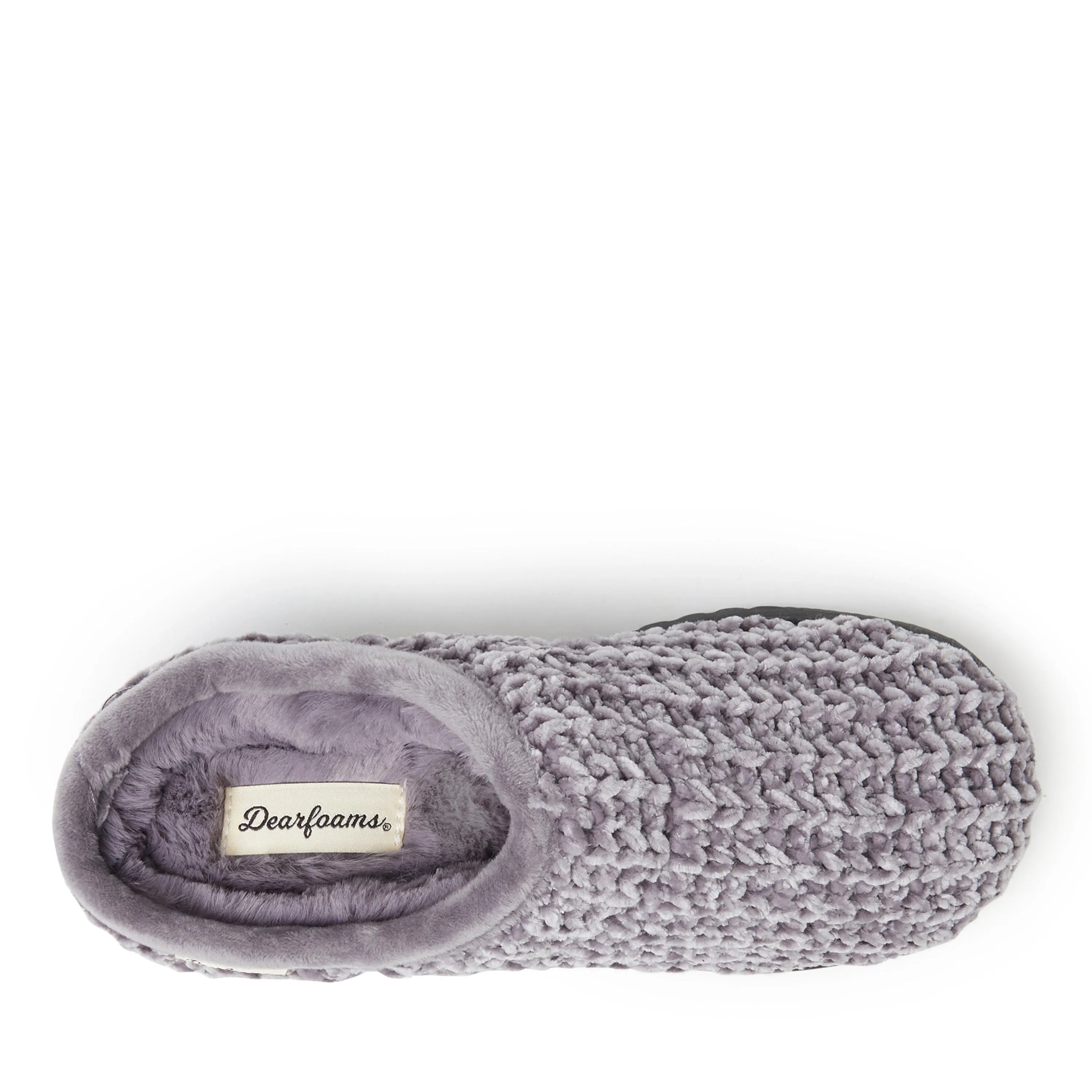 Dearfoams Women's Chenille High Vamp Clog
