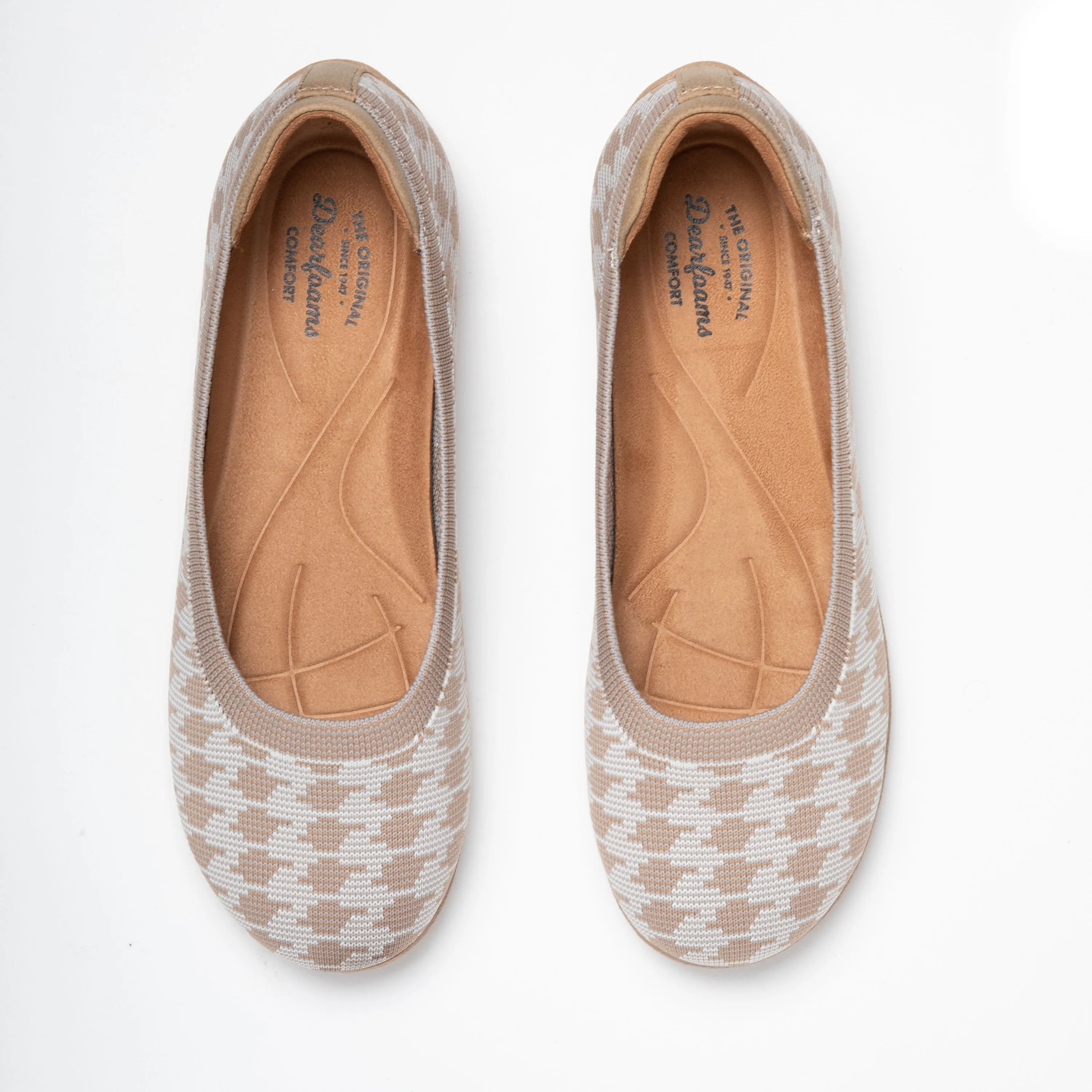 Dearfoams Women's Misty Ballet Flat Indoor/Outdoor Slip Ons