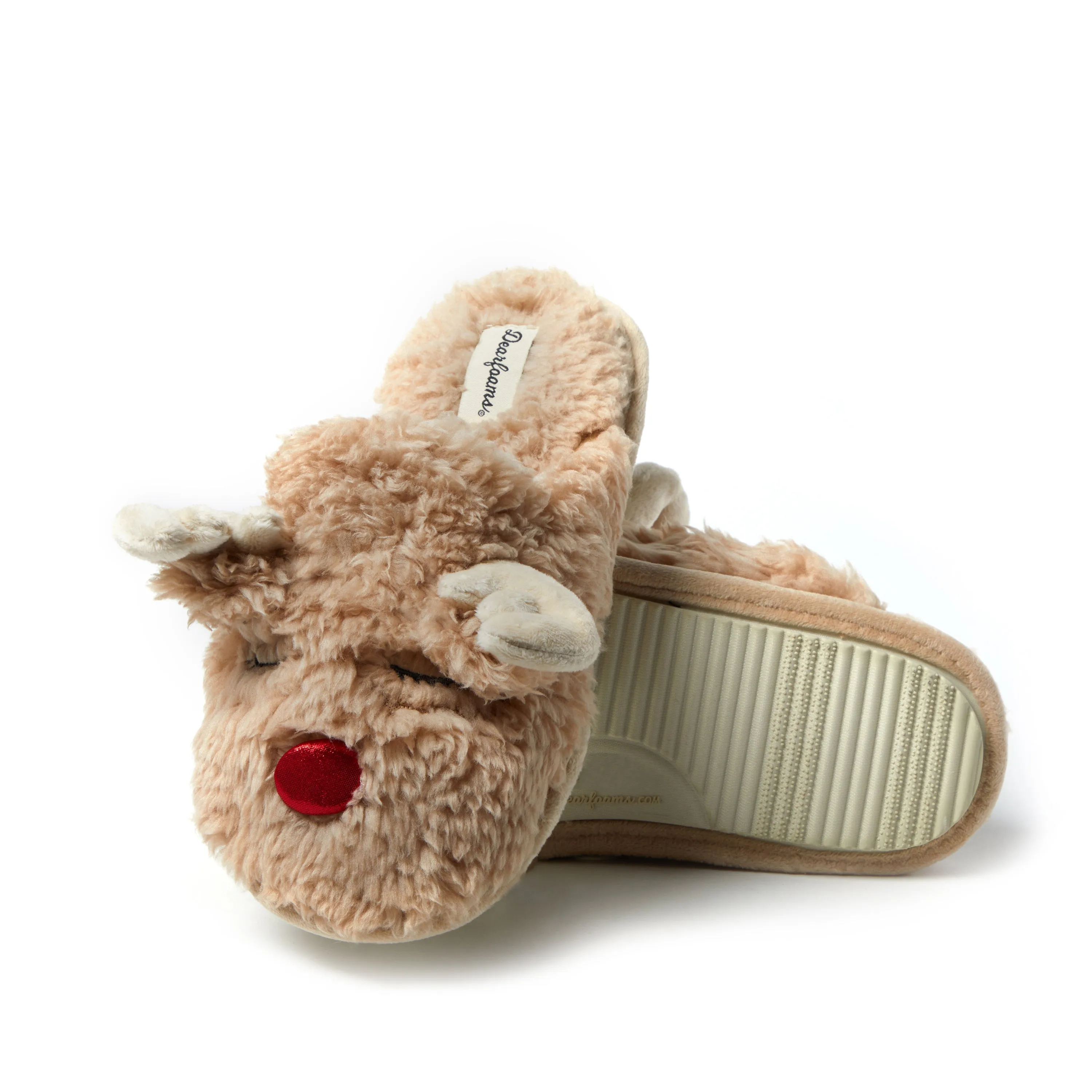 Dearfoams Womens Shay Scuff with Applique