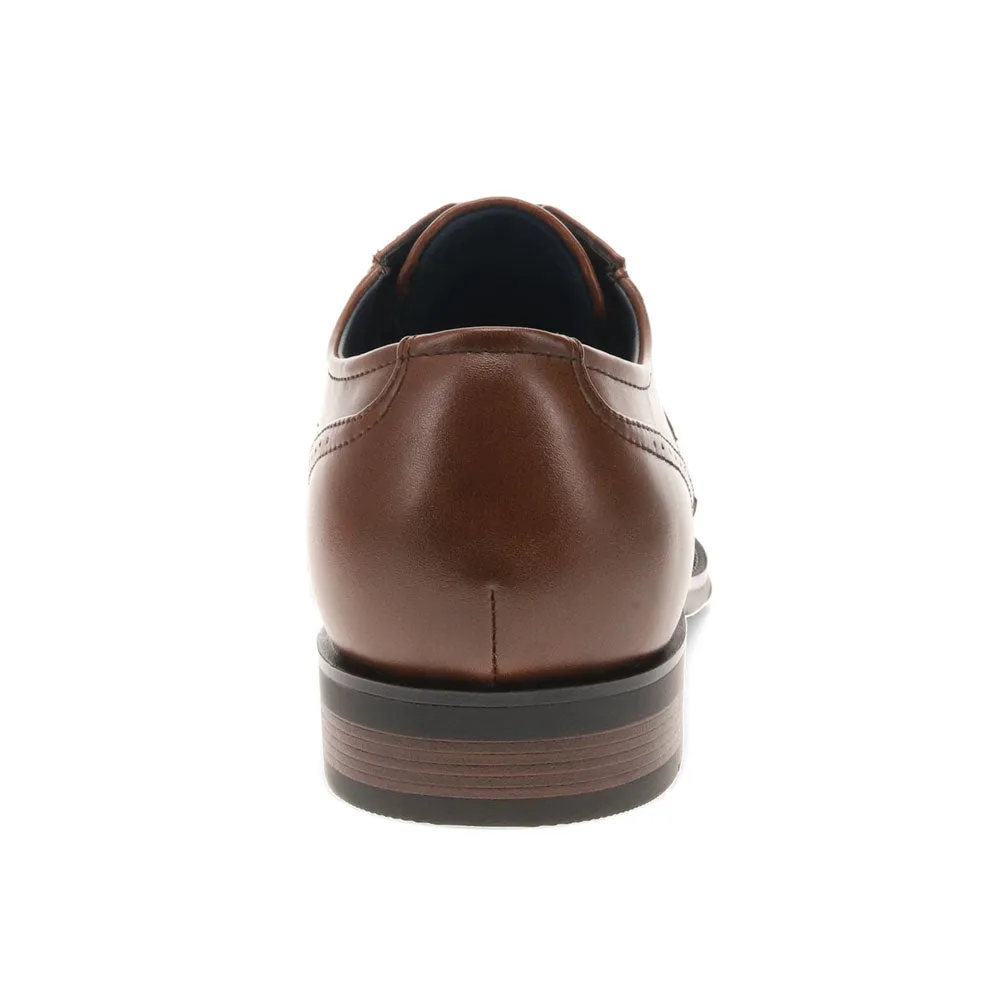 Dockers Mens Edgar Synthetic Leather Dress Oxford Lace Up Shoe