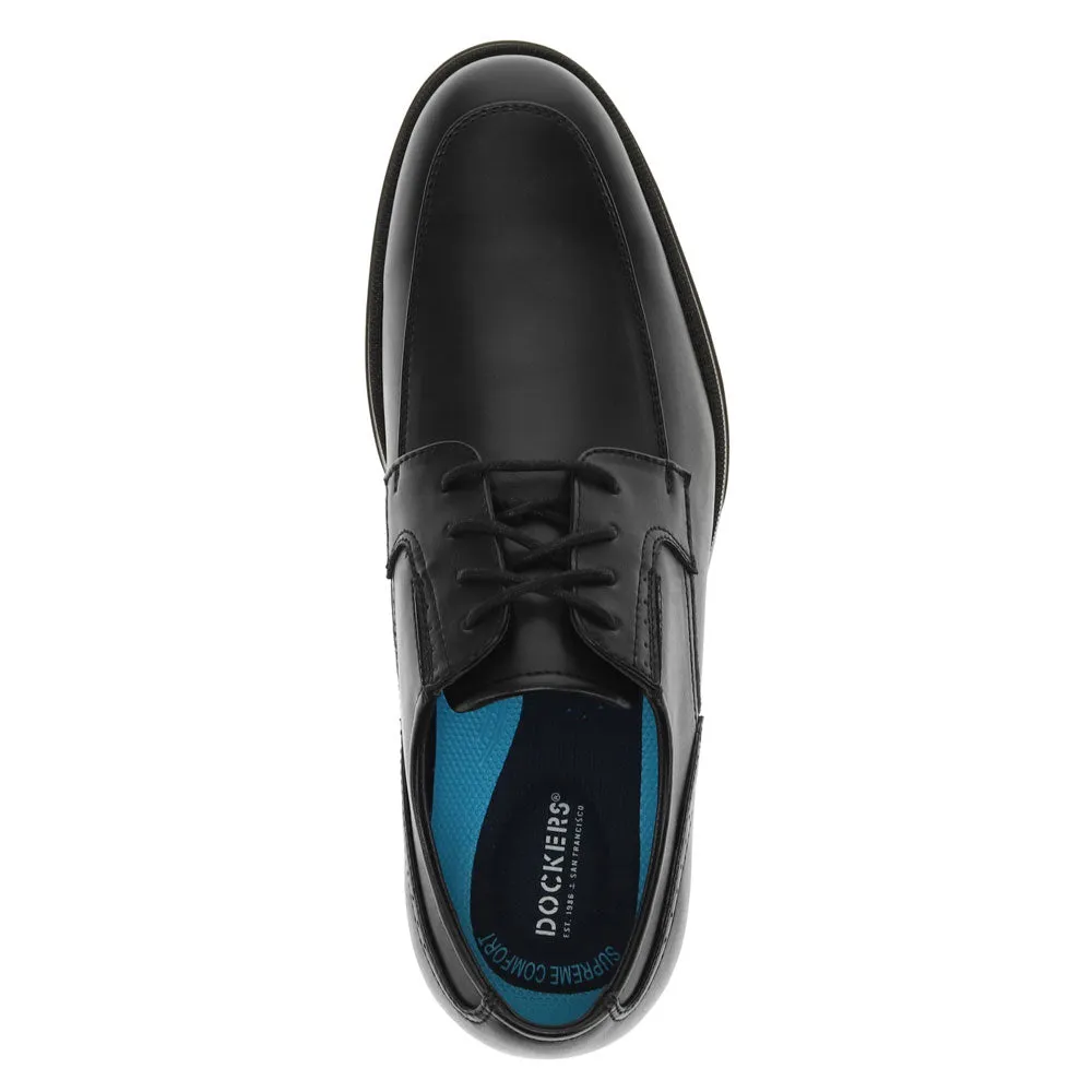 Dockers Mens Elmer Synthetic Leather Dress Oxford Lace Up Shoe