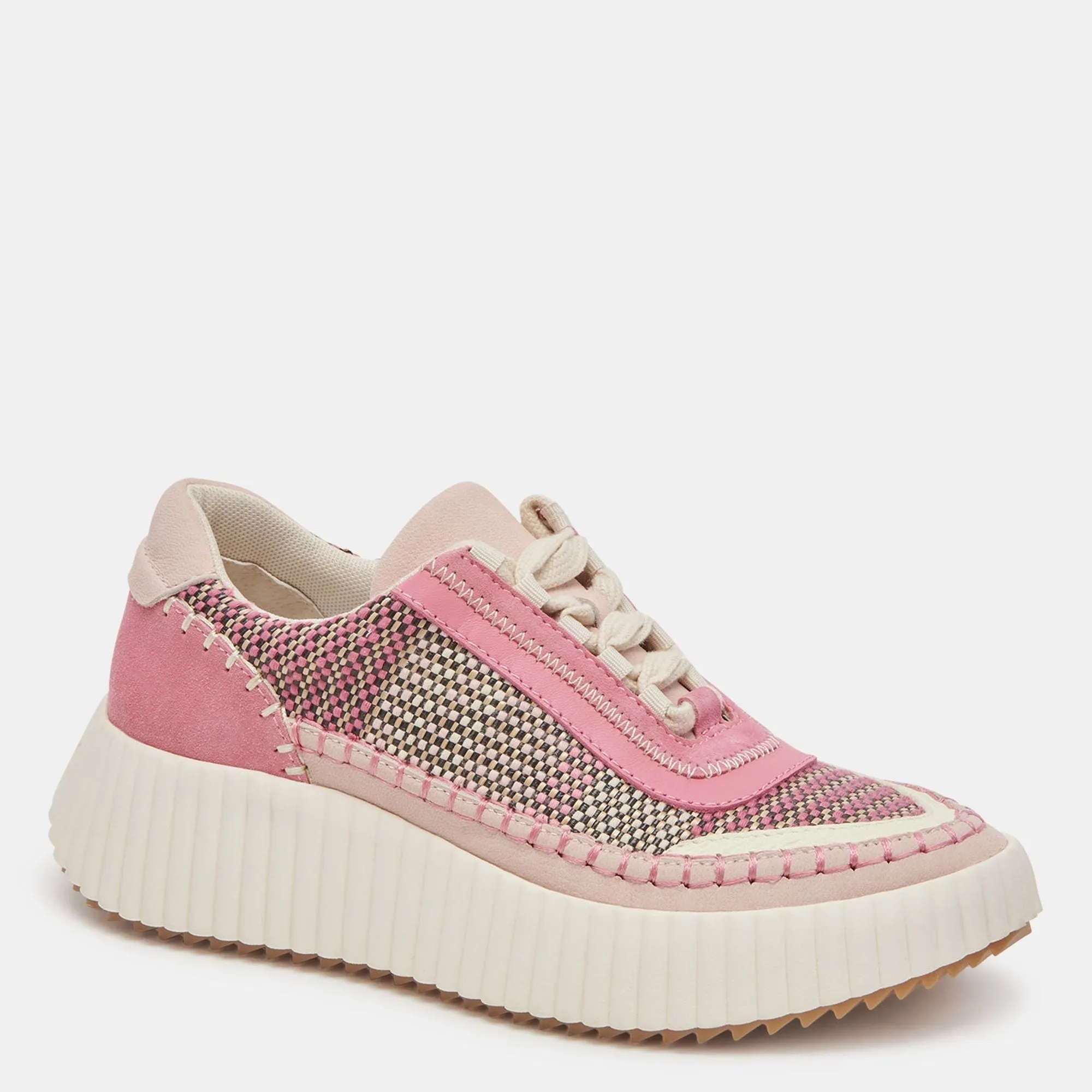 Dolen Sneakers Pink Multi Woven