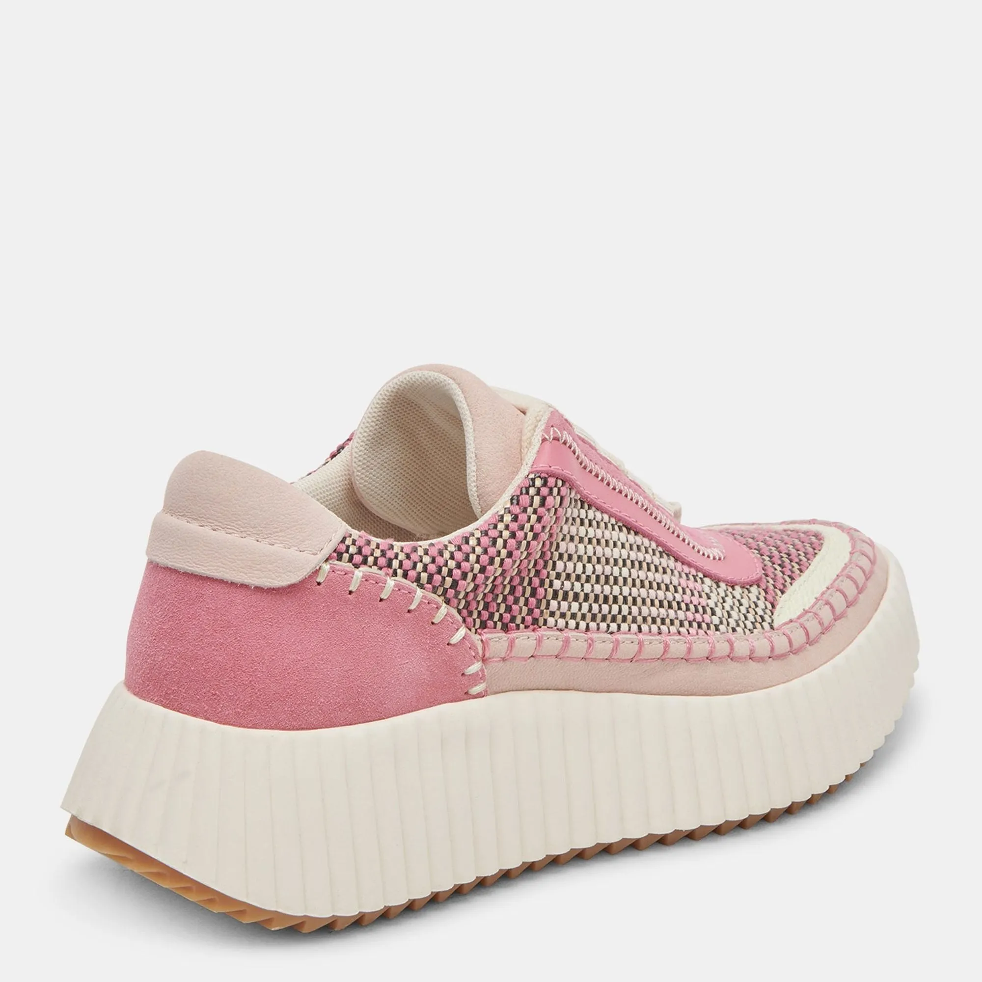 Dolen Sneakers Pink Multi Woven