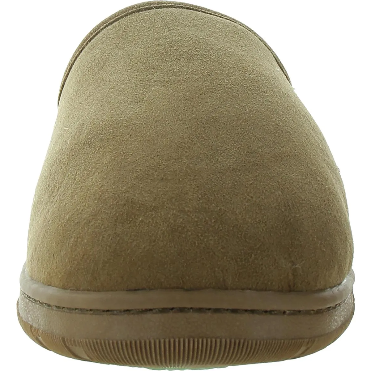 Doubleface Romeo Mens Fleece Lined Suede Loafer Slippers