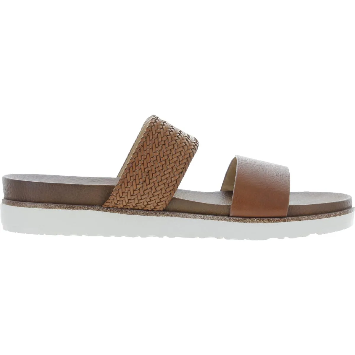 Dustie Womens Slide On Open Toe Flatform Sandals