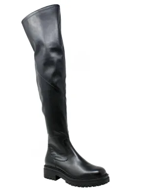 Erratic Womens Faux Leather Tall Over-The-Knee Boots