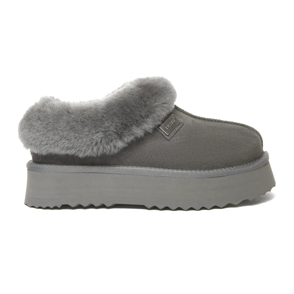 EverAu Australia Women Topknot Leather Slippers