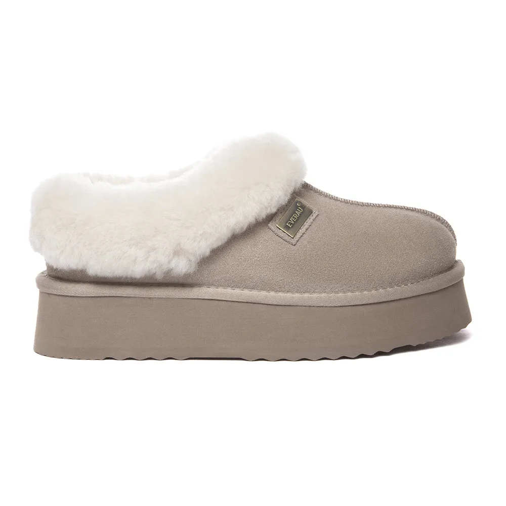 EverAu Australia Women Topknot Leather Slippers