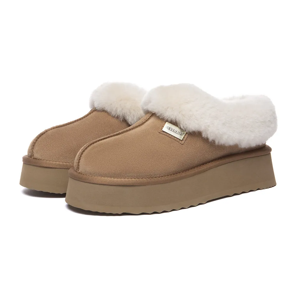 EverAu Australia Women Topknot Leather Slippers