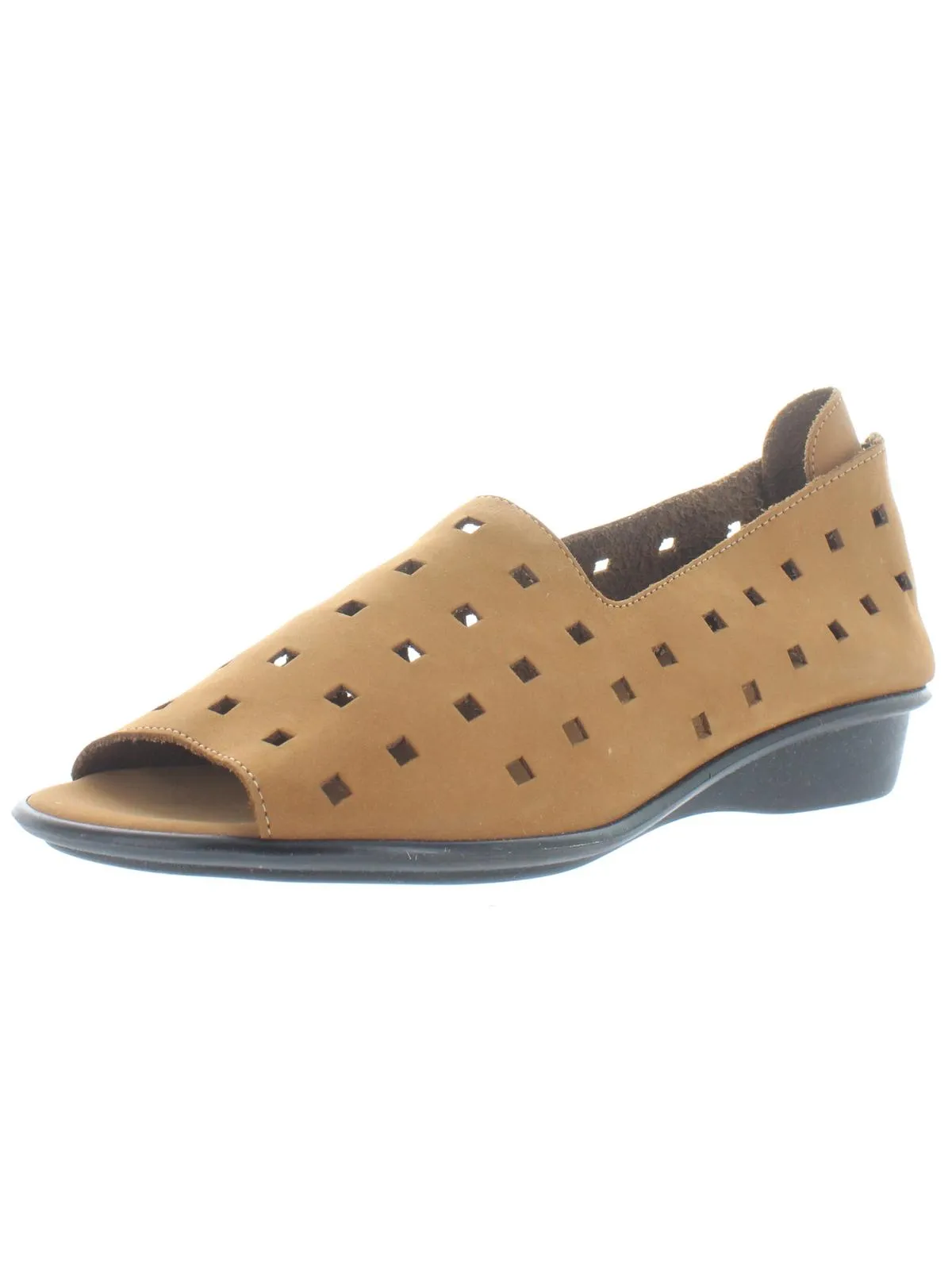 Evonne Womens Cushioned Footbed Open Toe Slide Sandals