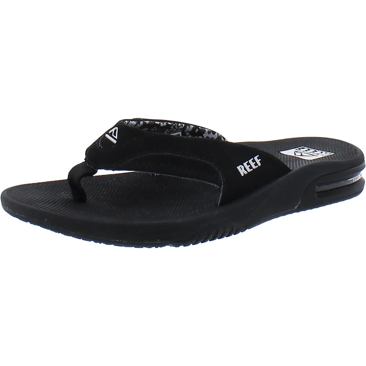 Fanning Mens Solid Bottle Opener Thong Sandals