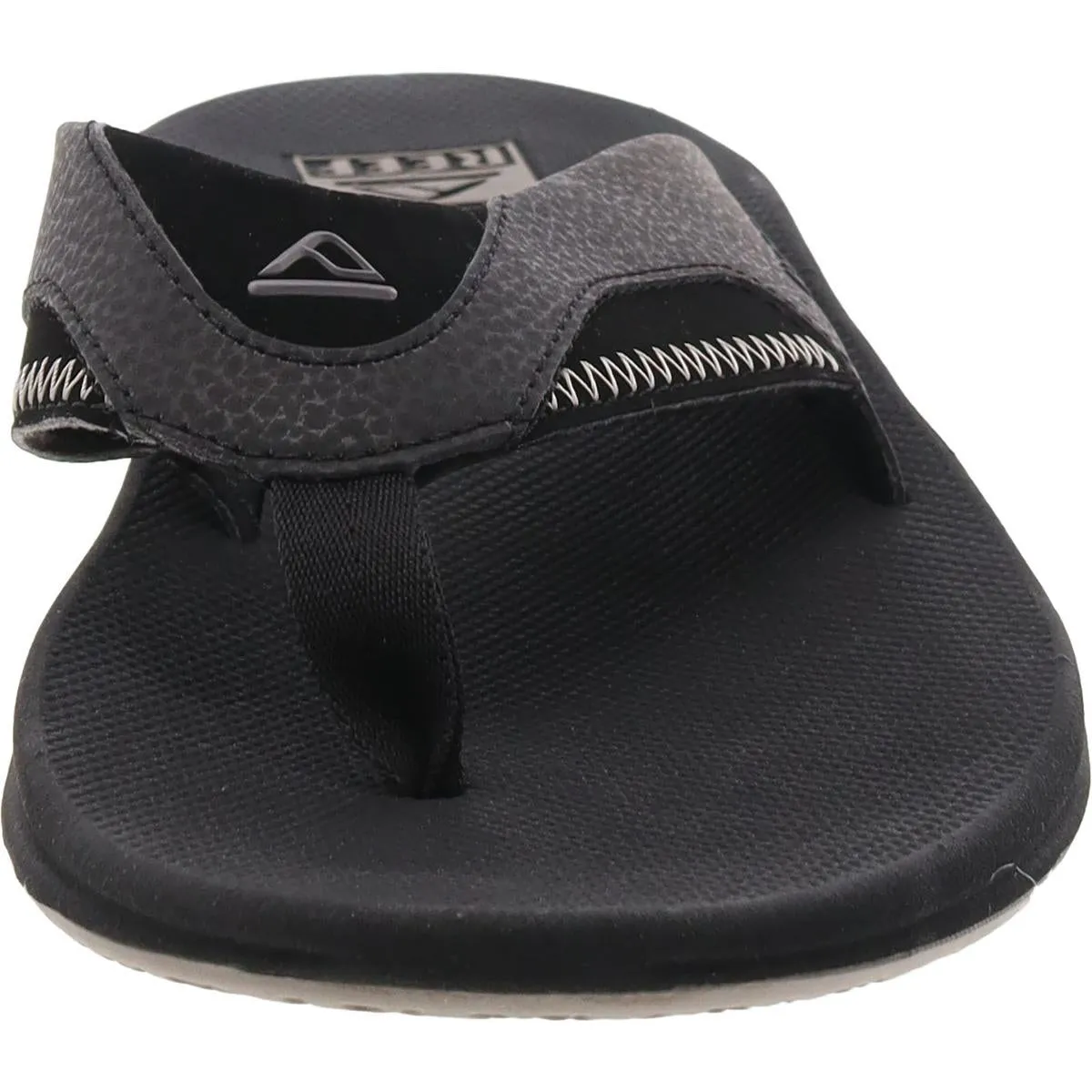 Fanning Mens Solid Bottle Opener Thong Sandals