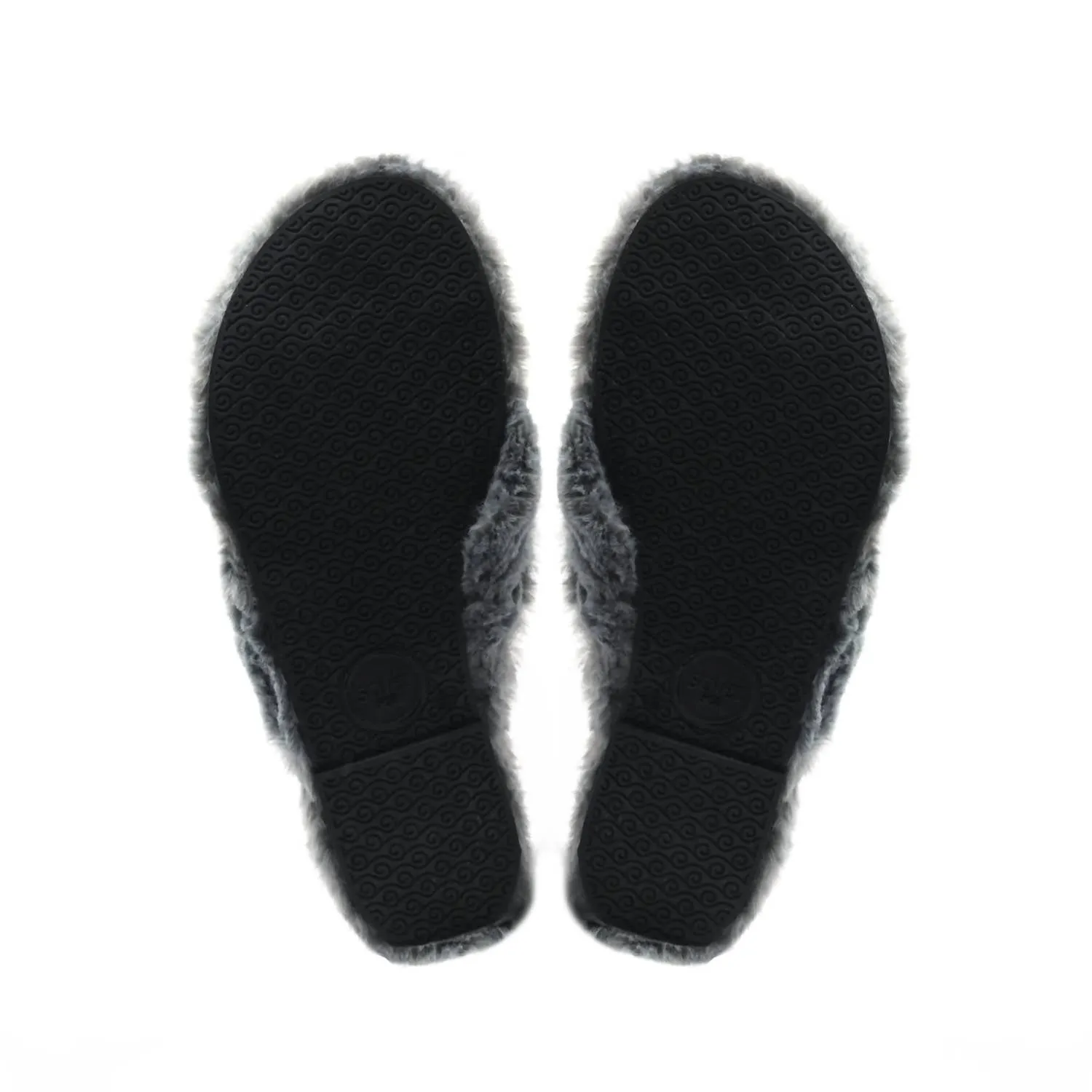 Faux Fur Flip Flop In Mink
