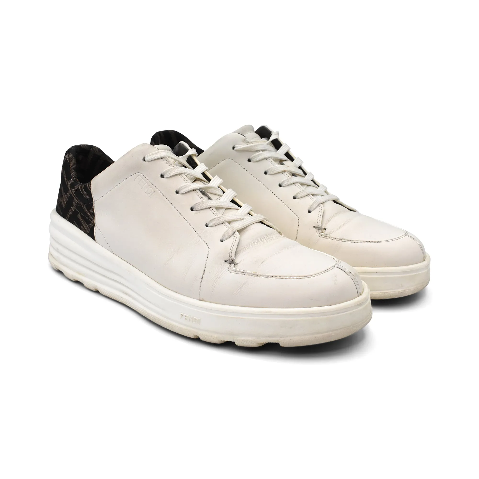 Fendi Zucca Sneakers - Men's 8