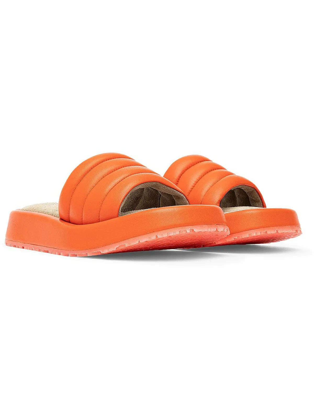 Fergie  Womens Slip On Open Toe Slide Sandals