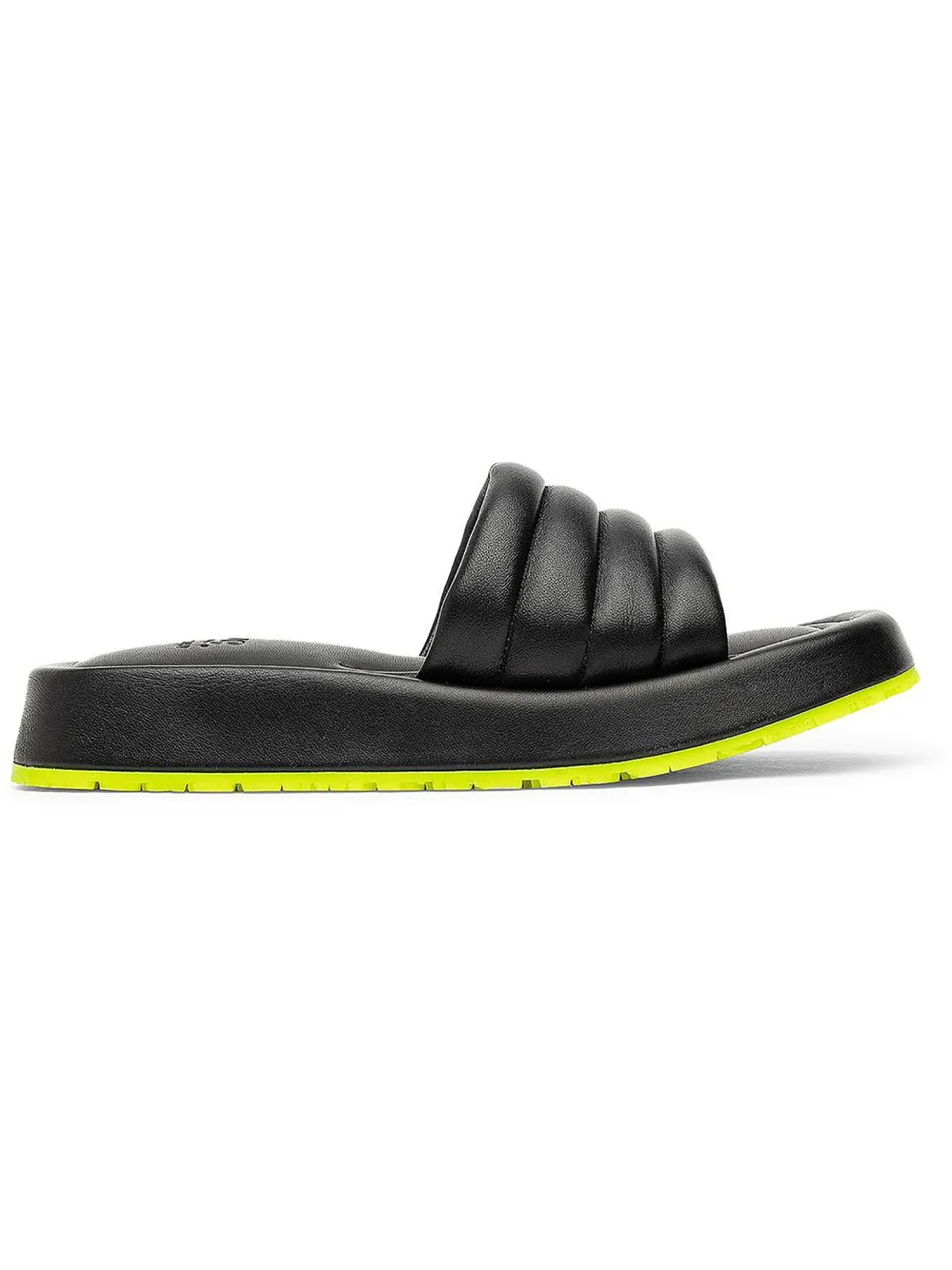 Fergie  Womens Slip On Open Toe Slide Sandals