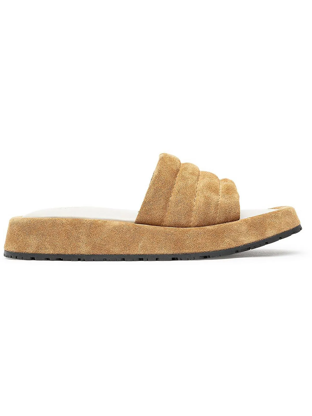 Fergie  Womens Slip On Open Toe Slide Sandals