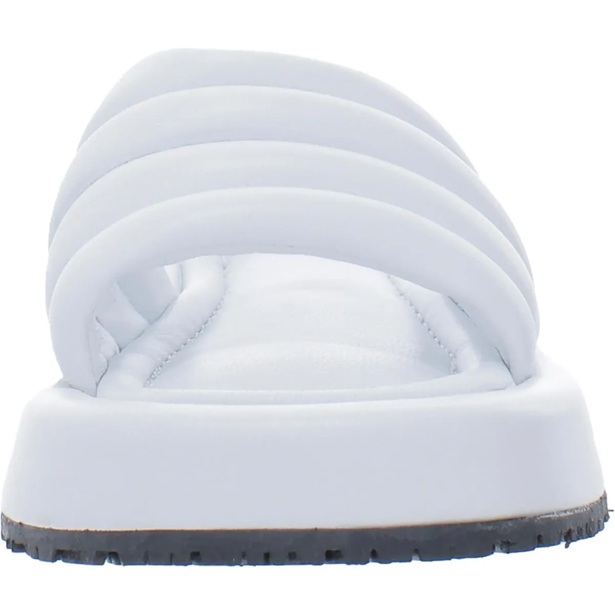 Fergie  Womens Slip On Open Toe Slide Sandals