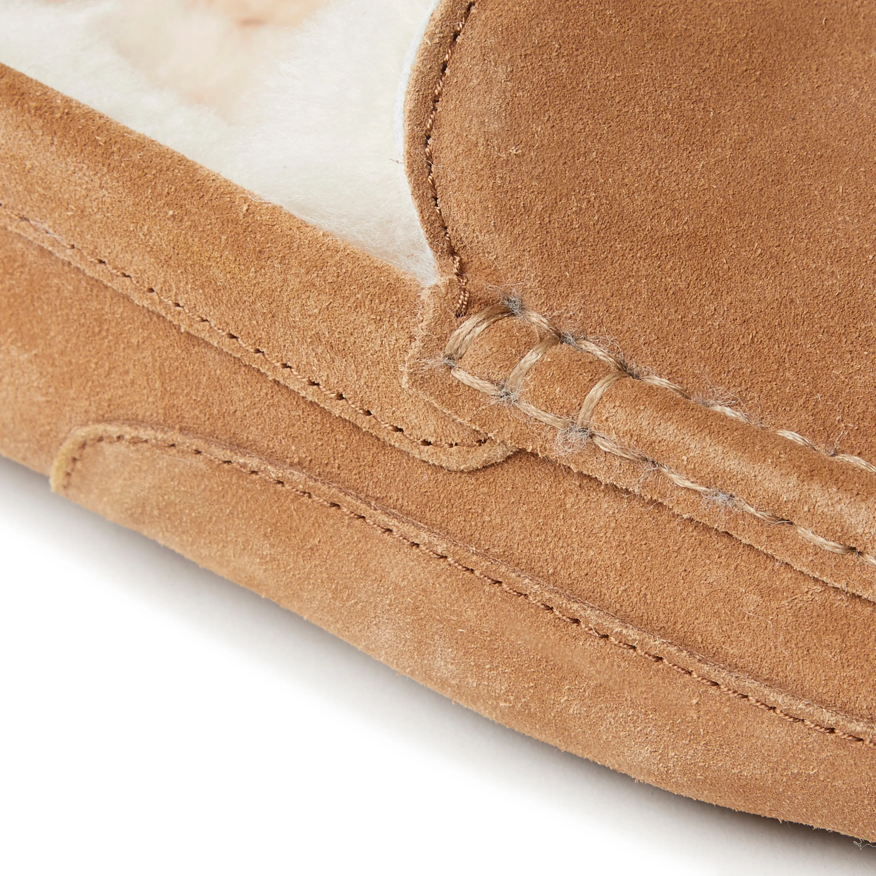 Fireside By Dearfoams Men's Melbourne Genuine Shearling Moccasin