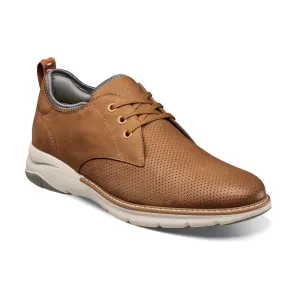 Florsheim Frenzi 14390-240 Oxford Men 7 Tan Nubuck Perforated Dress Shoes KHD908