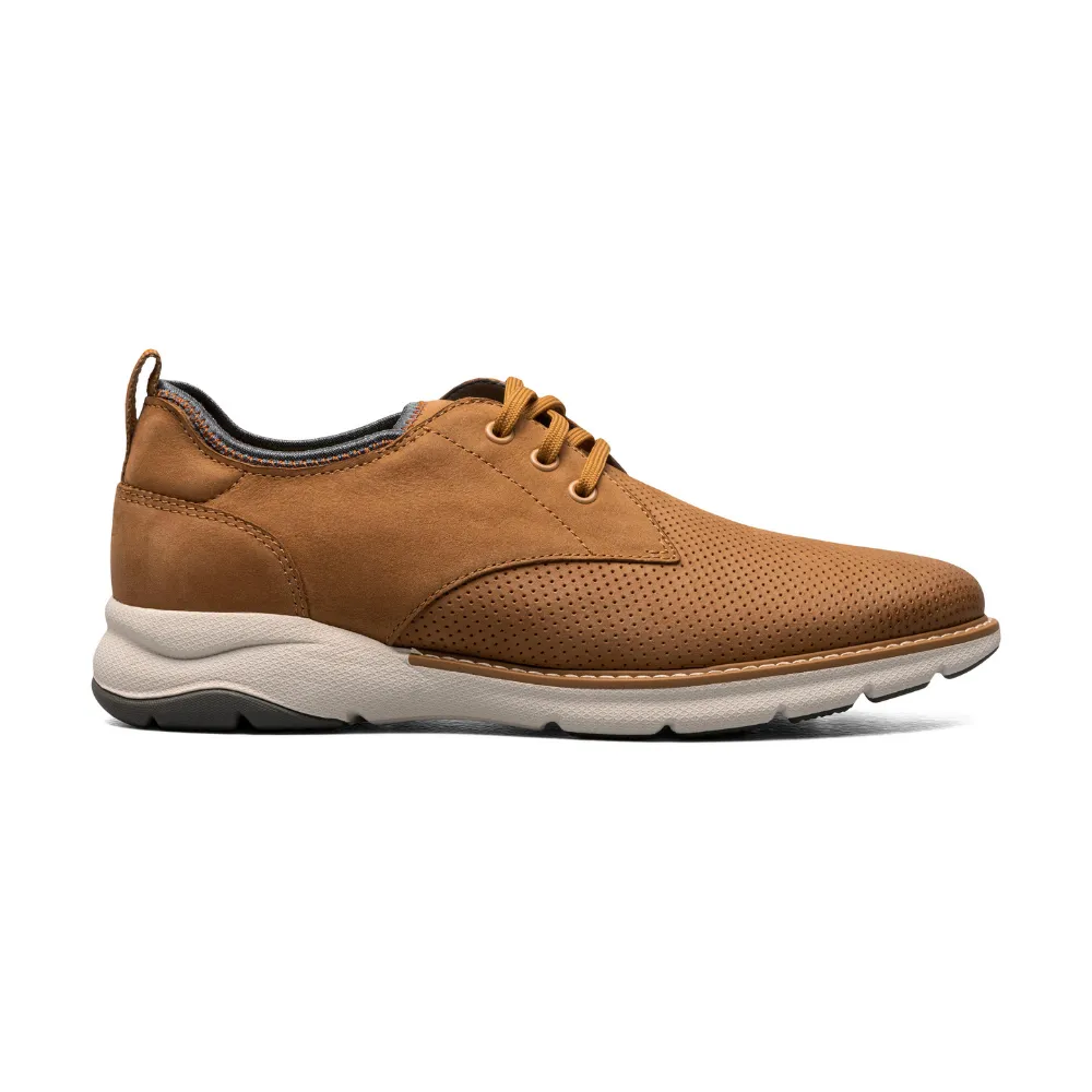 Florsheim Frenzi 14390-240 Oxford Men 7 Tan Nubuck Perforated Dress Shoes KHD908