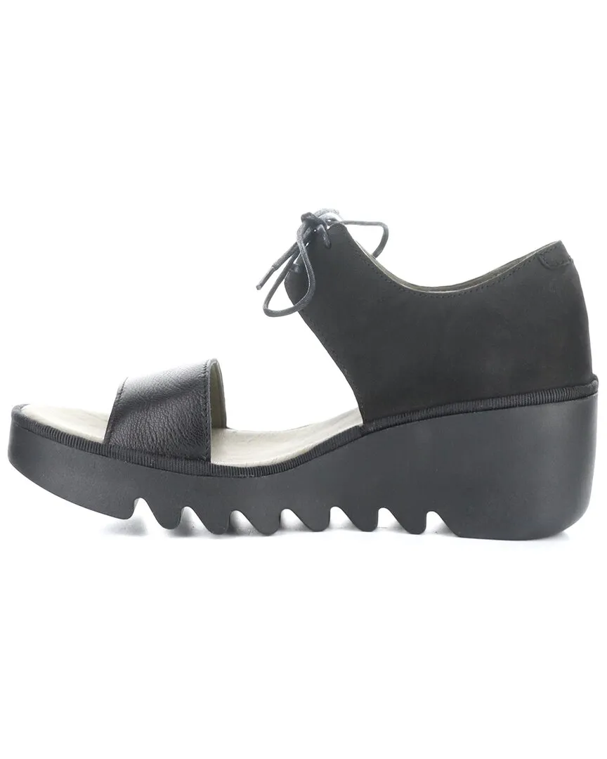 FLY London Bilu Leather & Suede Sandal