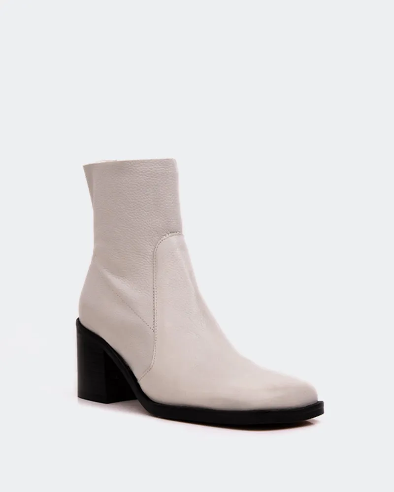 Furley Off White Leather