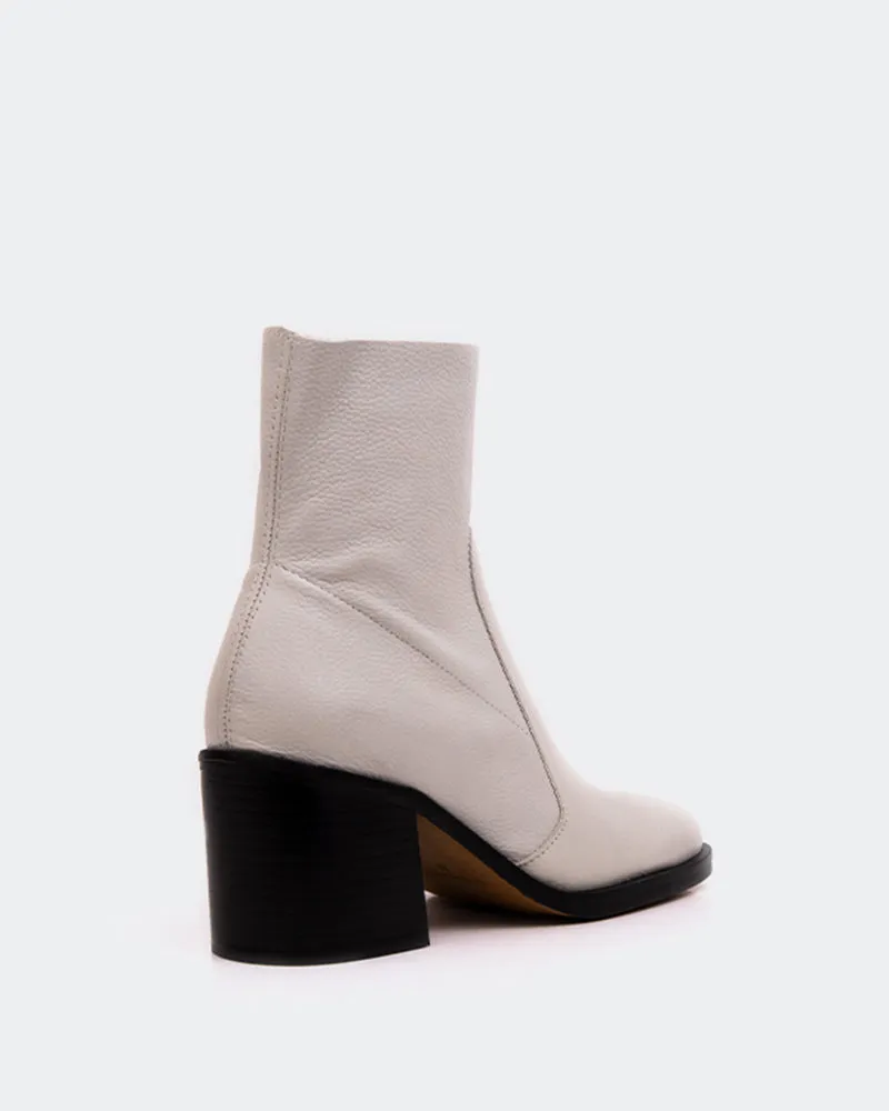 Furley Off White Leather