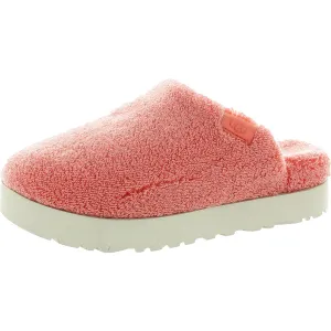 FUZZ SUGAR TERRY SLIDE Womens Cushioned Footbed Terry Cloth Slide Slippers