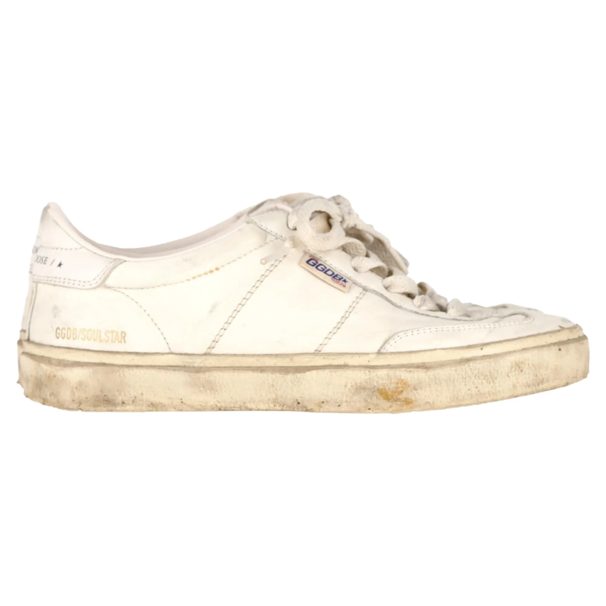 Golden Goose Soul Star Sneakers In Ivory Leather