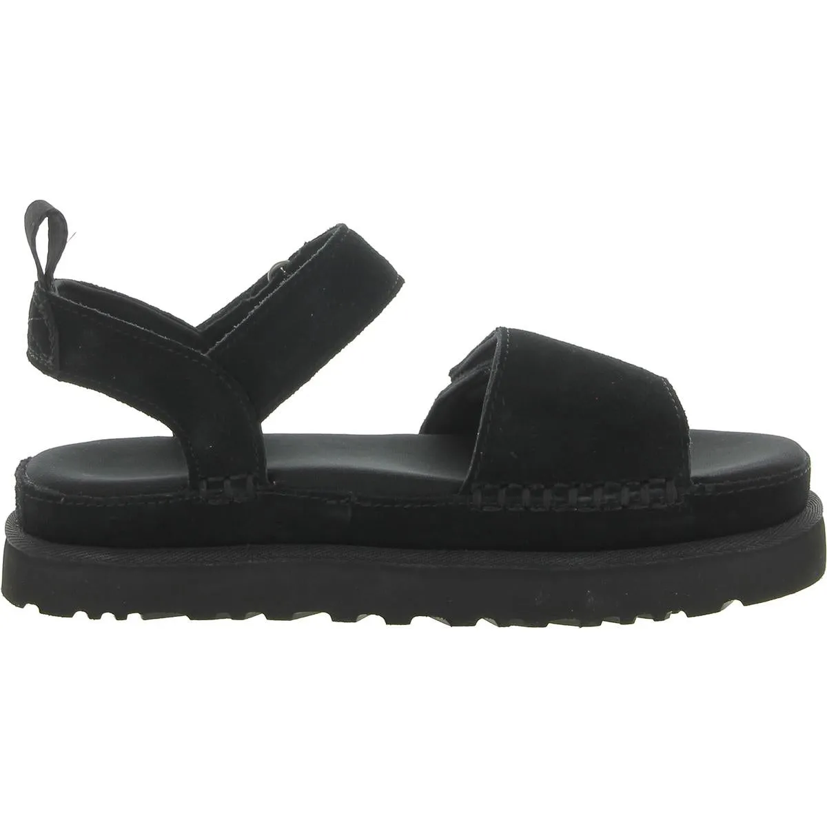 Goldenstar Womens Suede Open Toe Flatform Sandals