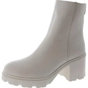 Goucho Womens Lug Sole Block Heel Chelsea Boots