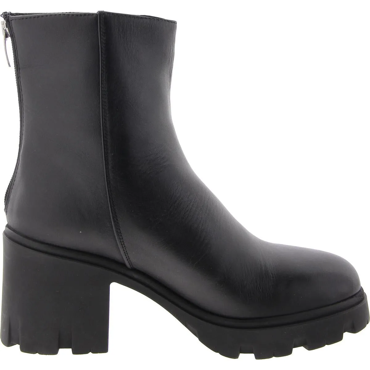 Goucho Womens Lug Sole Block Heel Chelsea Boots