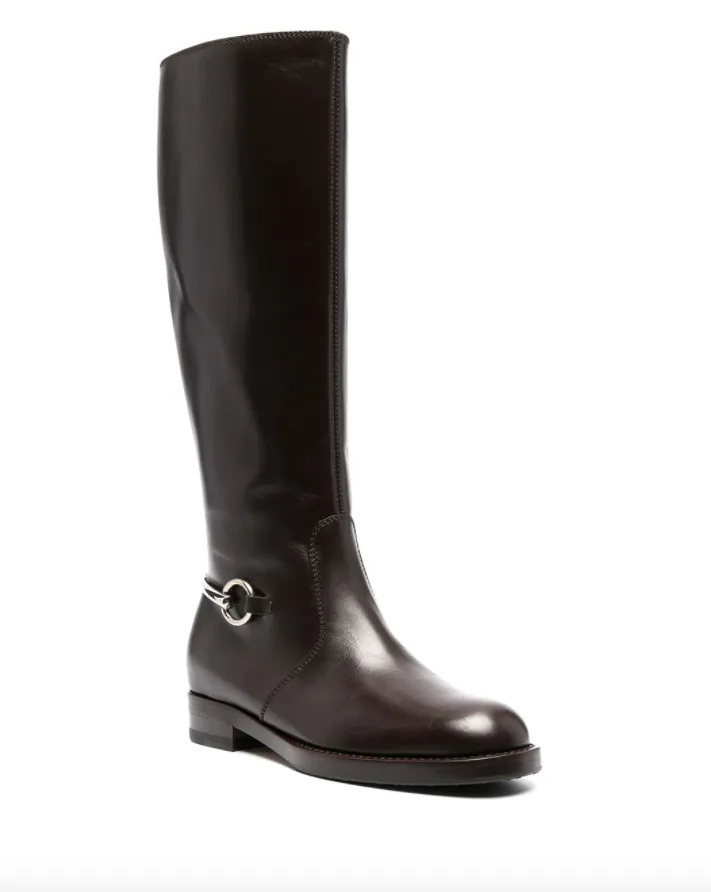 Gucci buckle-detail knee-length boots