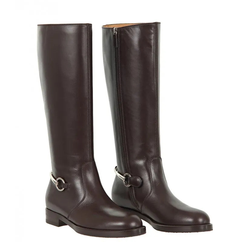 Gucci buckle-detail knee-length boots